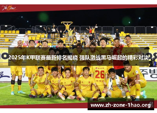 2025年K甲联赛最新排名揭晓 强队激战黑马崛起的精彩对决